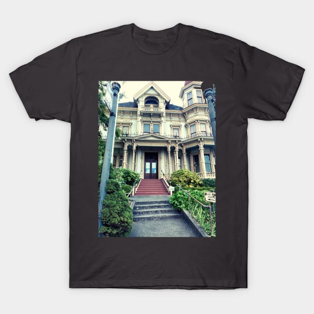 Victorian Antique Building T-Shirt by EdenLiving